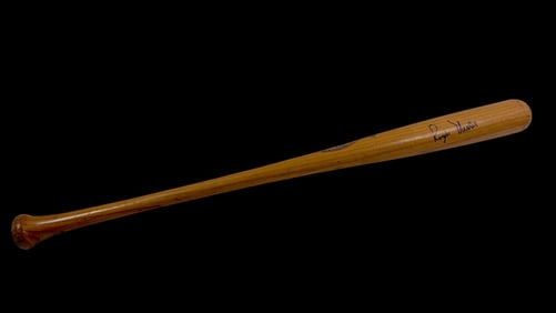 Roger Maris Signed Baseball Bat Louisville Slugger
