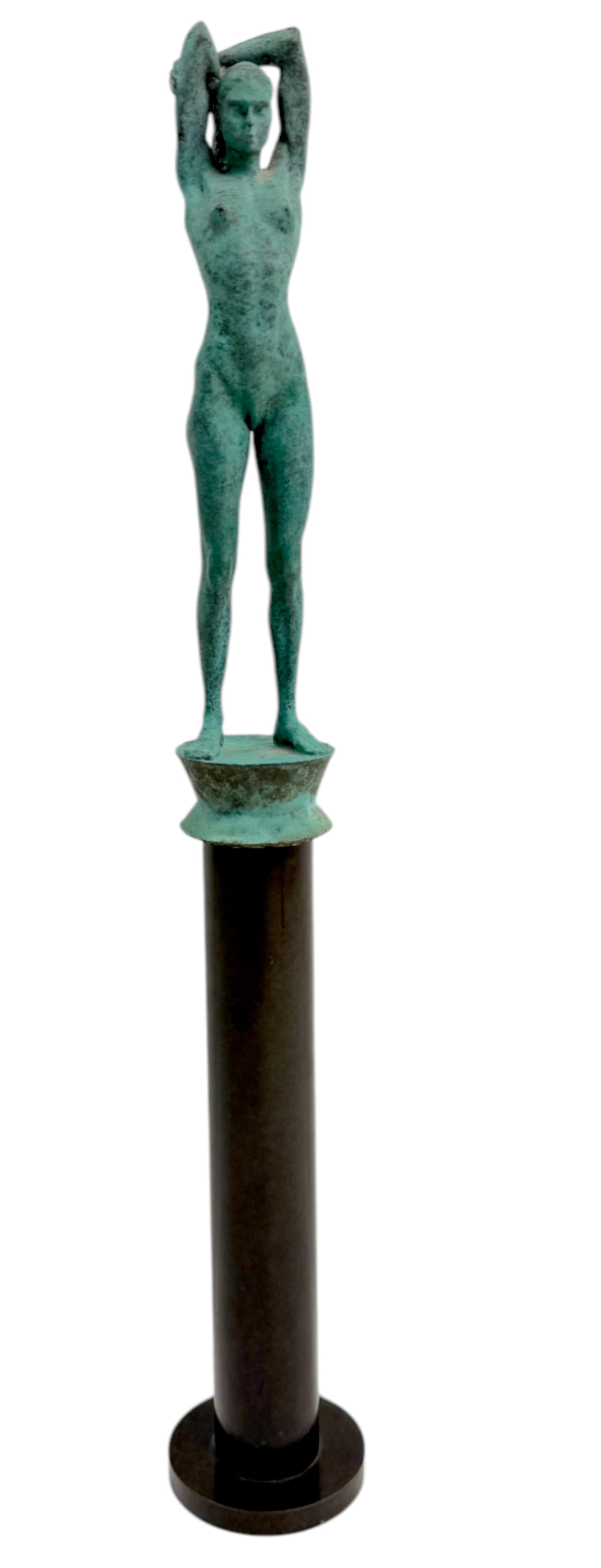 Robert Graham (1938-2008) Bronze Statue Signed RG and Numbered 106/250: Robert Graham (1938-2008) Bronze Statue Signed RG and Numbered 106/250. Size: 16" tall.