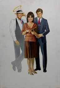 KISS ME GOODBYE ORIGINAL MOVIE ILLUSTRATION STORYBOARD ART SALLY FIELDS