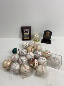 Vintage Sports Signed Baseball Collection