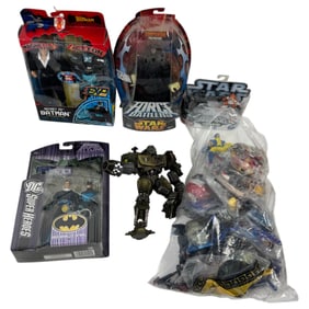 Vintage DC Action Figurine Toys Collection Lot