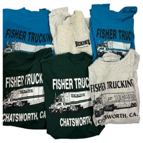 Vintage Collectable T Shirts Truck Company Lot 18