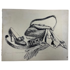 Fashion Illustration Art Design Hand Drawing