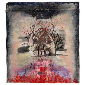 Mixed Media Painting on Paper