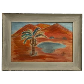 Martiros Saryan, Signed Pastel Painting on Paper