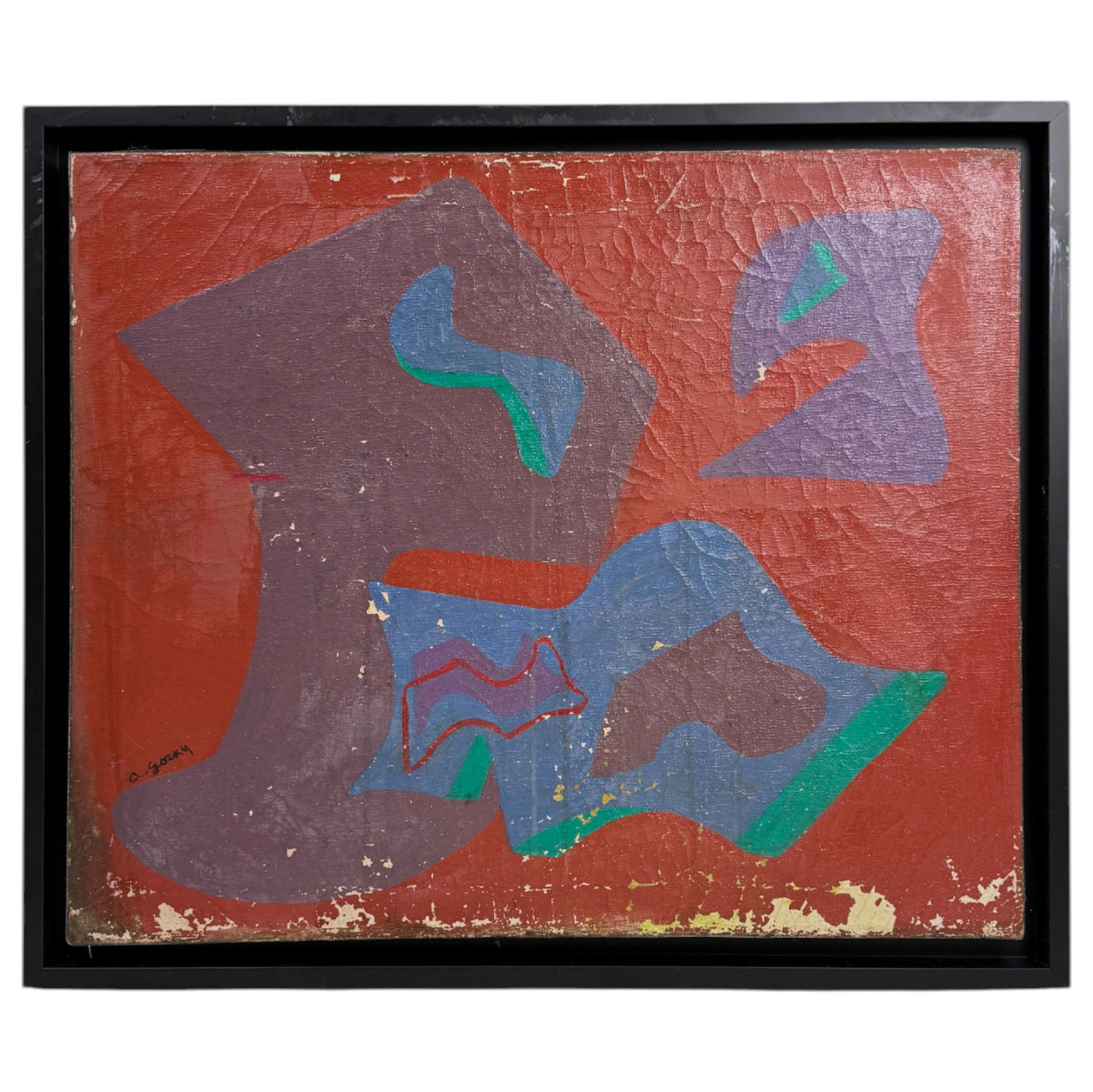 Arshile Gorky, Signed Oil Painting on Canvas, Framed (1 of 11)