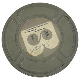 Rare Original 16mm Film Reel of Eveready Harton in Buried Treasure with Paper Sleeve, Circa 1928