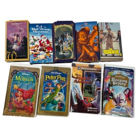 Vintage Disney VHS Movies Collection Lot