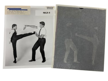 Vintage Extremely Rare Photo of Bruce Lee with Negative - Cinema World