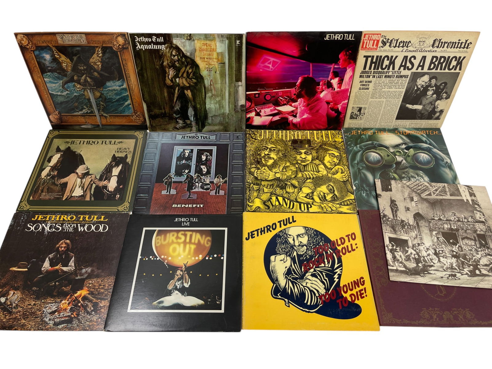 Jethro Tull Vinyl Record LP Collection (1 of 5)