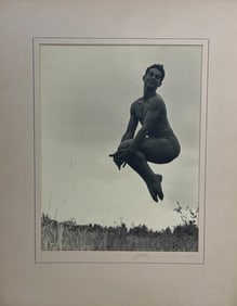 Edwin Townsend Original Gay Erotic Nude Male Photograph of Signed Bottom Right
