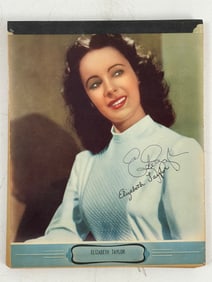 1950's Signed Elizabeth Taylor School Tablet