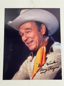 Roy Rogers 8" x 10" Signed Color Photograph