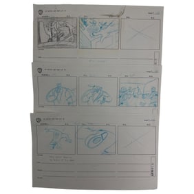 Original Warner Bros Of Mice and Men Act II Original Storyboard Production Art