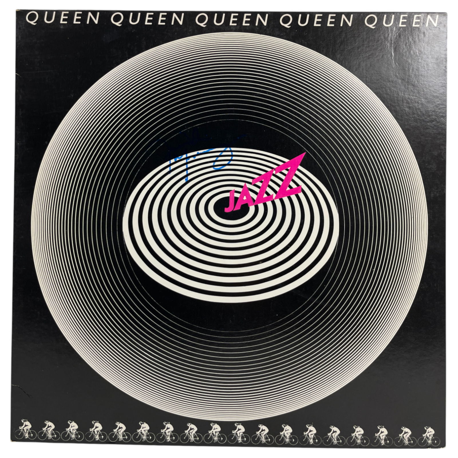 Queen Jazz Vinyl Album Signed by Freddie Mercury (1 of 6)