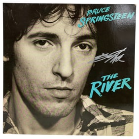 Bruce Springsteen The River Vinyl Album Signed by Bruce Springsteen
