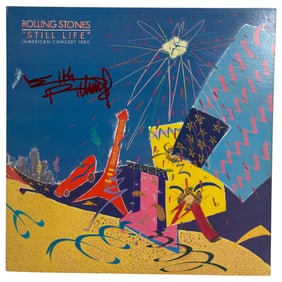 Rolling Stones Still Life Vinyl Album Signed by Keith Richards