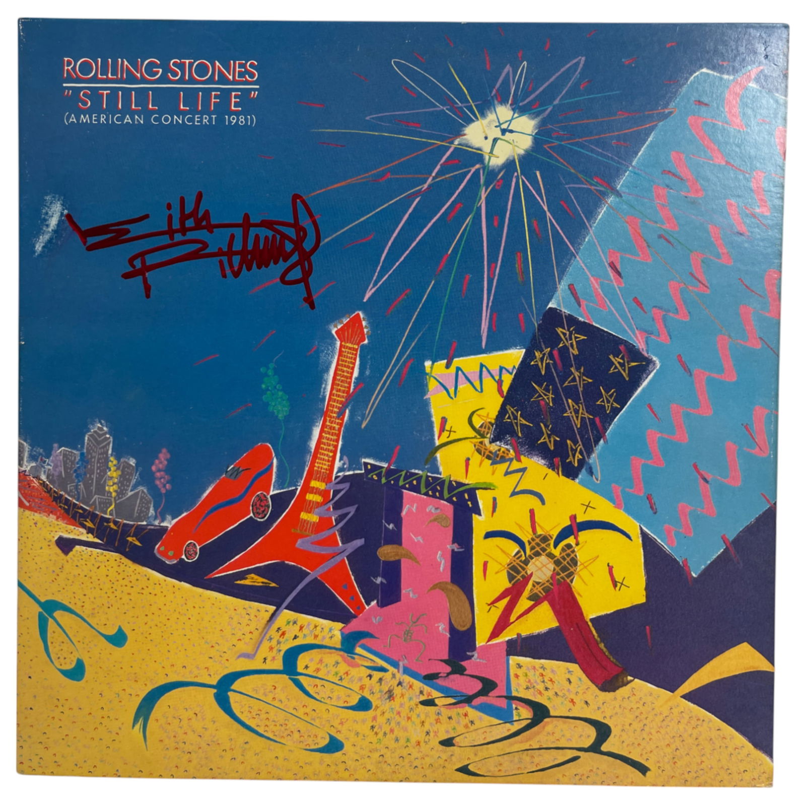 Rolling Stones Still Life Vinyl Album Signed by Keith Richards (1 of 7)