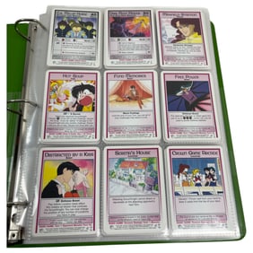 Sailor Moon Collectible Card Game Binder Collection Lot