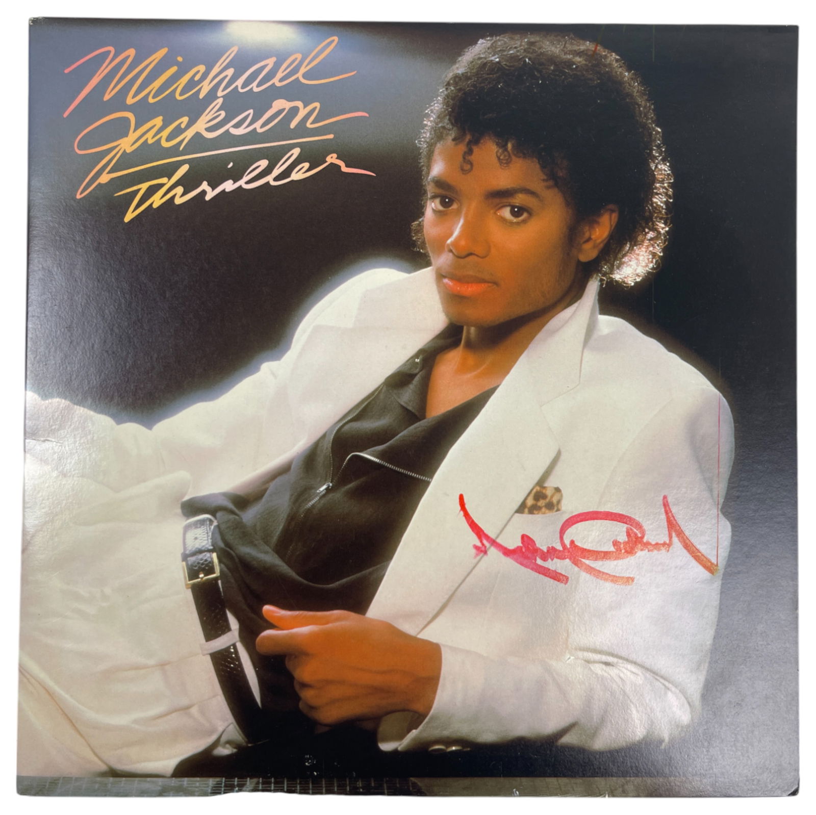 Michael Jackson - Thrilled Signed Vinyl LP Record (1 of 7)