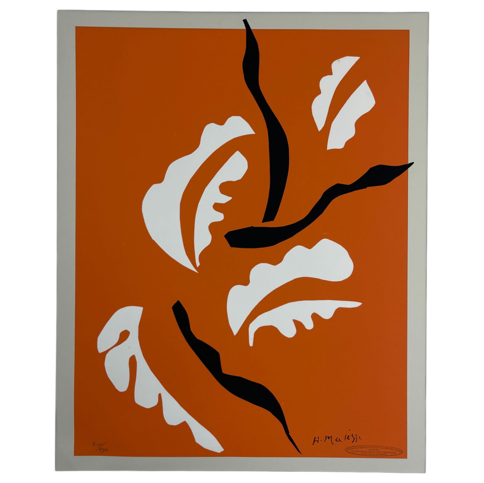 Henri Matisse - Dancer Serigraph Pencil Numbered 817/975 with COA (1 of 6)