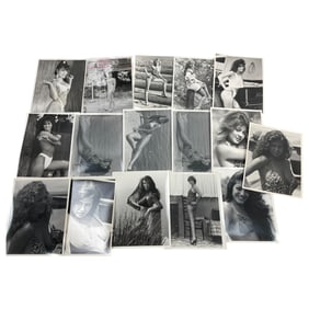 l Vintage Pin Up Nude Female Model Photograph Collection Lot of 16