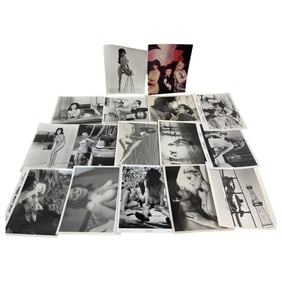 l Vintage Pin Up Nude Female Model Photograph Collection Lot of 16