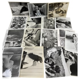 l Vintage Pin Up Nude Female Model Photograph Collection Lot of 16