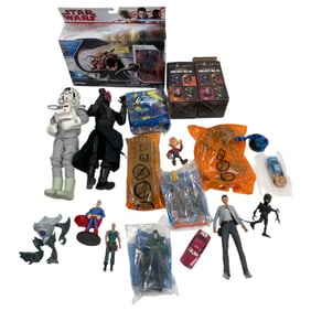 Vintage Action Figure Collection Lot Figurines and Toys