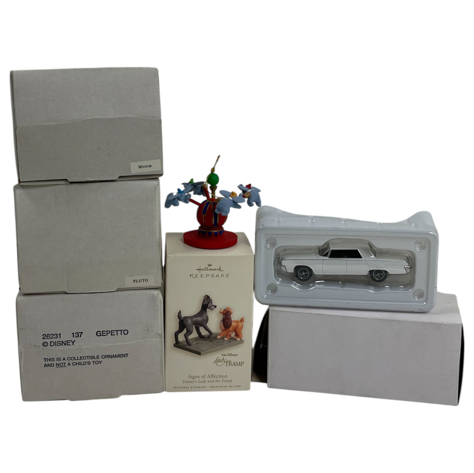 Vintage Disney Hallmark Keepsake Ornaments Lot of 6 – NIB – Mickey, Tinker Bell, Dumbo & (1 of 4)