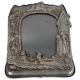 Disney Fairytale Sterling Silver Picture Frame Marked 925 – Rare Collector’s
