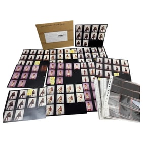 Vintage Photo European French English Model One Omega House fashion negative Pinup Girl Collection