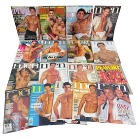 Vintage Gay Male Interest Male Model Magazine Collection Lot of 20