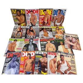 Vintage Gay Male Interest Male Model Magazine Collection Lot of 20