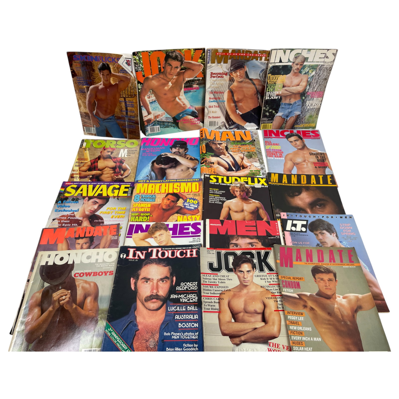 Vintage Gay Male Interest Male Model Magazine Collection Lot of 20: Vintage Gay Male Interest Male Model Magazine Collection Lot of 20