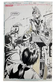DC Forgotten Realms Original Storyboard Production Comic Art Signed by Dave Simons