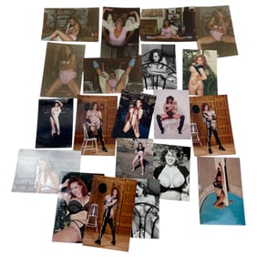 Vintage Pin Up Nude Risque Female Model Photo Photograph & Negative Collection Lot