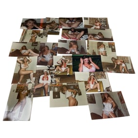 Vintage Pin Up Nude Risque Female Model Photo Photograph & Negative Collection Lot