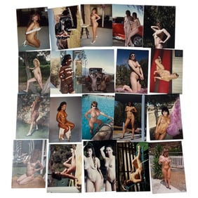 Vintage Pin Up Nude Risque Female Model Photo Photograph & Negative Collection Lot