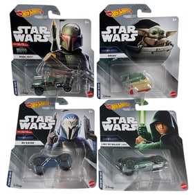 HOT WHEELS Star Wars Vintage Toy Car Assorted Collection Lot