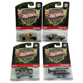 HOT WHEELS MILITARY RODS Toy Car Collection Rare