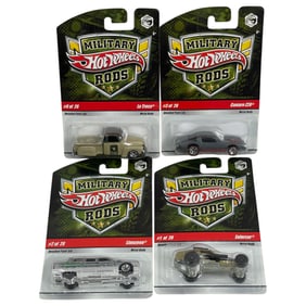 HOT WHEELS MILITARY RODS Toy Car Collection Rare