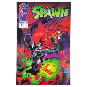 Spawn #1 Comic Signed by Todd McFarlane