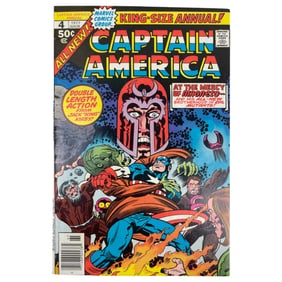 Captain America King Size Annual #4 Marvel Comic Book