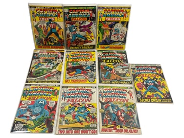 Vintage Marvel Captain America Comic Books