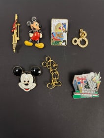 Vintage Disney Pin Jewelry Memorabilia Collection Lot