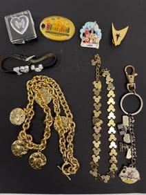 Vintage Disney Pin Jewelry Memorabilia Collection Lot