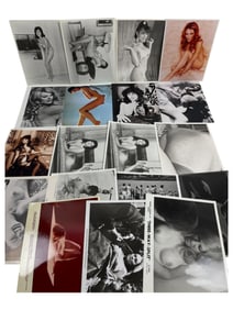 Vintage Original Burlesque Nude Pin up Model Risque Photo 8x10 Black & White Photographs lot 20