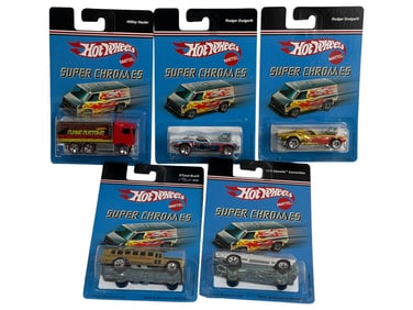 Hot Wheels Super Chrome Vintage Toy Car Collection