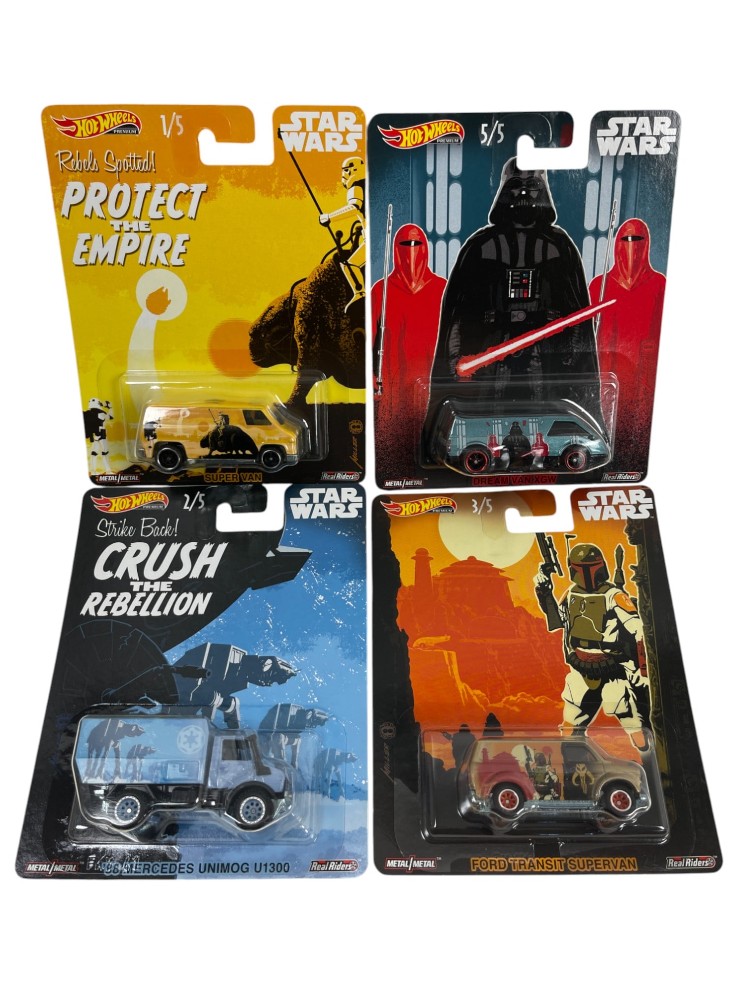 Hot Wheels Star Wars Vintage Toy Car Collection Darth Vader (1 of 5)